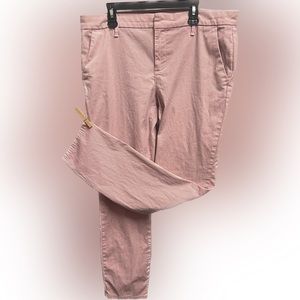 TOMMY HILFIGER 100% Cotton Pinstripe Crop Pants • Size 8